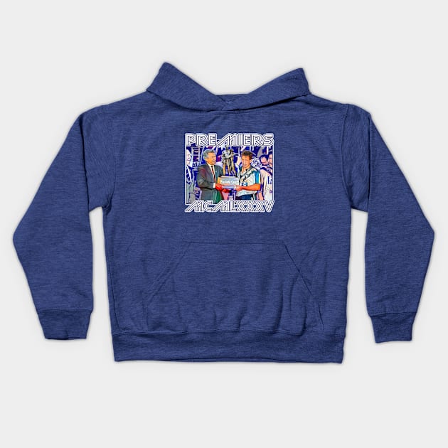 OG FOOTY - Canterbury-Bankstown Bulldogs - PREMIERS 1985 Kids Hoodie by OG Ballers